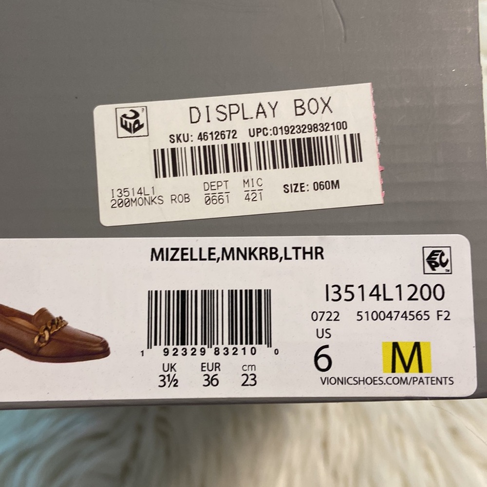 VIONIC Mizelle Leather Women’s Shoes size 6 brand new with box see all photos - Picture 11 of 16